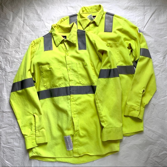 Bulwark Other - Bulwark Protective Apparel 2 Men’s Med Work Shirts